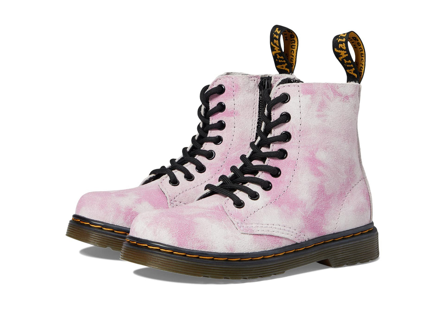 Dr. Martens 1460 Pascal (Little Kid/Big Kid) Pink Tie-Dye 1 UK (US 2 Little Kid) M