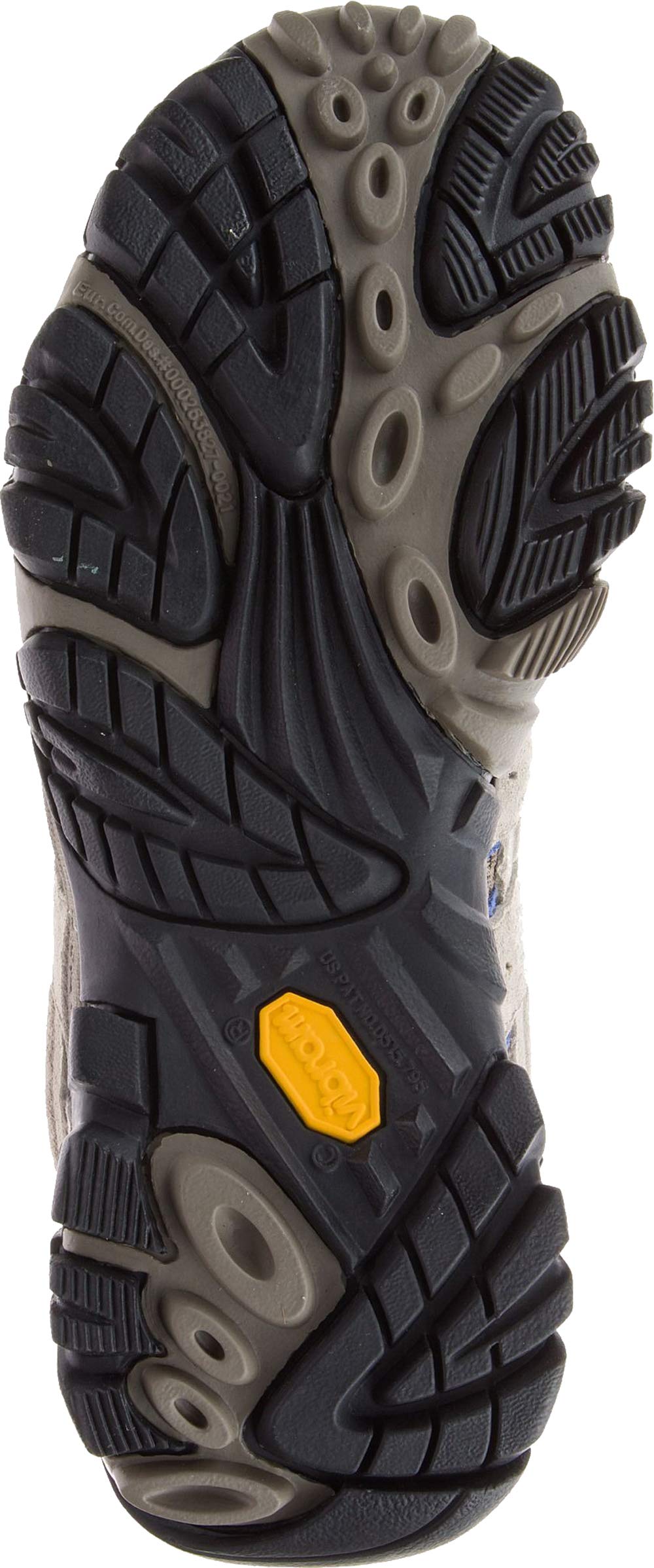 Merrell Women's Moab 2 Vent Hiking Shoe, Aluminum/Marlin, 6 W US