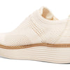 Cole Haan Womens Original Grand Platform Stitchlite Oxford Optic White/Silver Knit 7.5 B - Medium