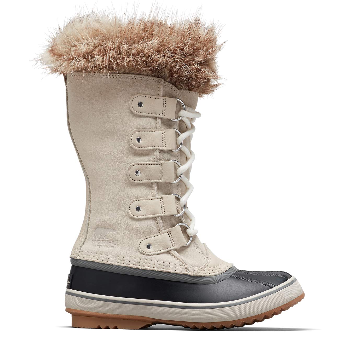Sorel Women's Joan of Arctic Waterproof Winter Boots, Brown Dark Stone X Sea Salt, 7 UK