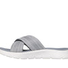 Skechers Women's GO WALK Flex Sandal - Impressed, Gray, 6