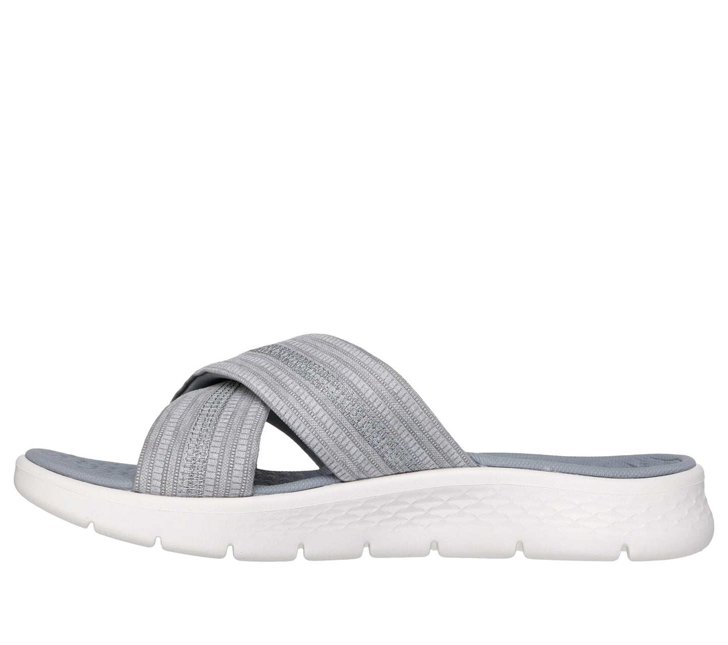 Skechers Women's GO WALK Flex Sandal - Impressed, Gray, 6