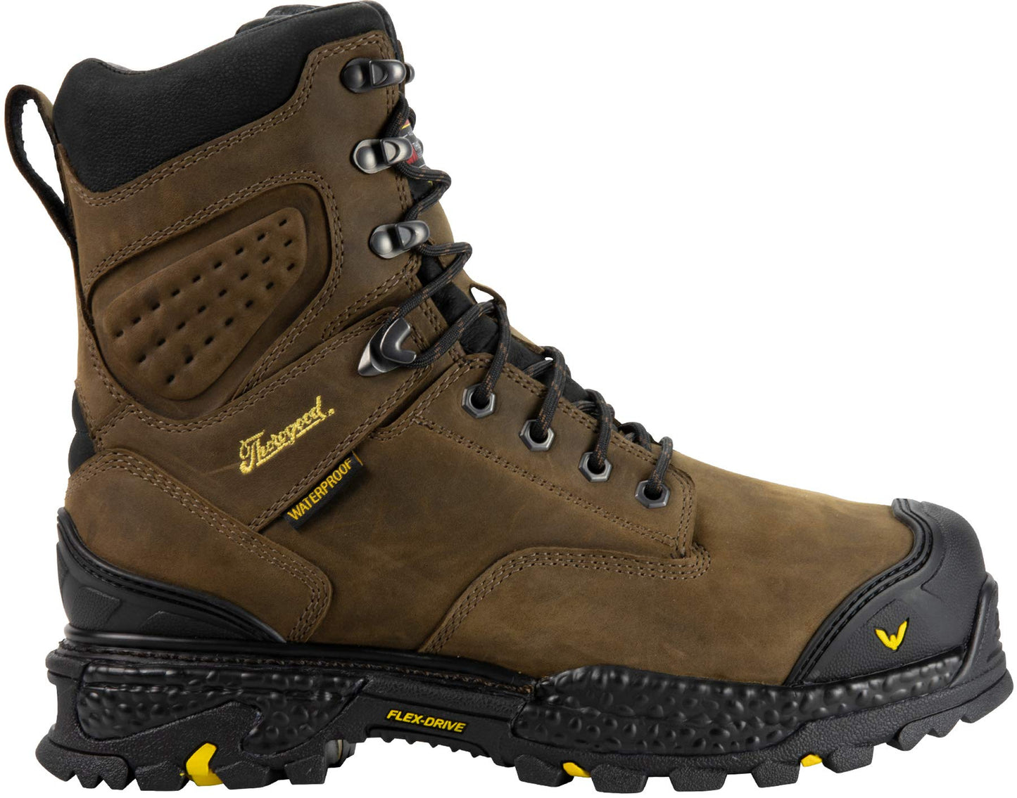 Thorogood Infinity FD Series 8” Waterproof Composite Toe Work Boots for Men with Full-Grain Leather, 400g Insulation, and Slip-Resistant Outsole; EH Rated, Studhorse - 11 M US