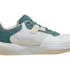 New Balance Men's 696 V6 Hard Court Tennis Shoe, White/Green, 10