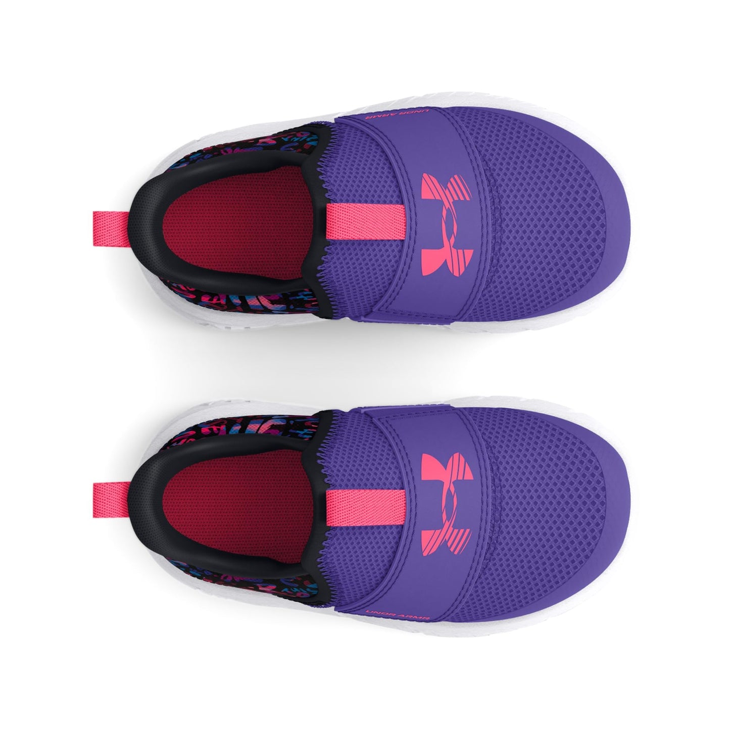 Under Armour Baby Girl's Flash (Toddler) Electric Purple/Black/Pink Shock 8 Toddler M