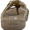 Skechers Womens Reggae - Soundstage Slide Multi-Strap Sandal, Taupe, 11 M US