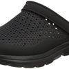 Skechers Men's Foamies GOwalk 5 - Astonished Clog, Black/Charcoal, 11