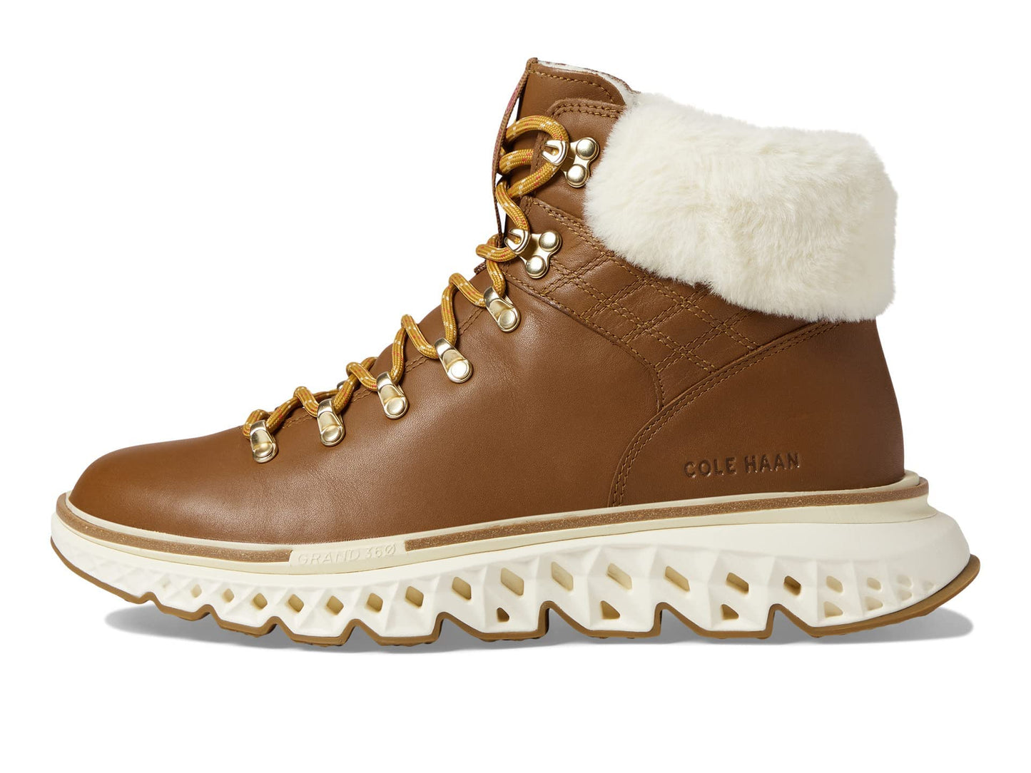 Cole Haan 5.Zerogrand Explore Hiker Waterproof New Caramel 6 B (M)