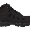Thorogood Crosstrex Mid Waterproof Hiking Boots for Men - Lightweight Black Leather and Mesh with Toe, Comfort Insole, and Athletic Traction Outsole, Black/Grey - 12 M