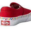 Vans Kids Slip On Sneaker, (Rainbow Checkerboard) Red/True White, Size 11.5 Little Kid