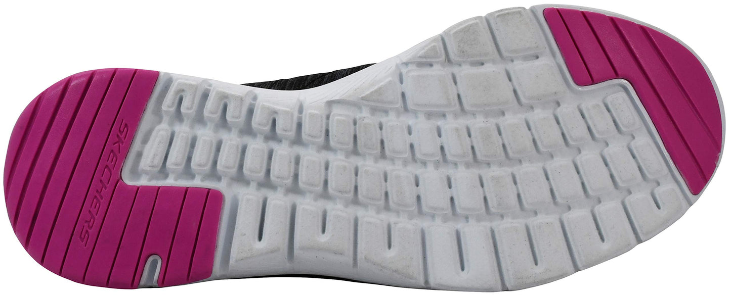 Skechers Women's Flex Appeal 3.0-Insiders Black/Multi Sneaker 7 W US