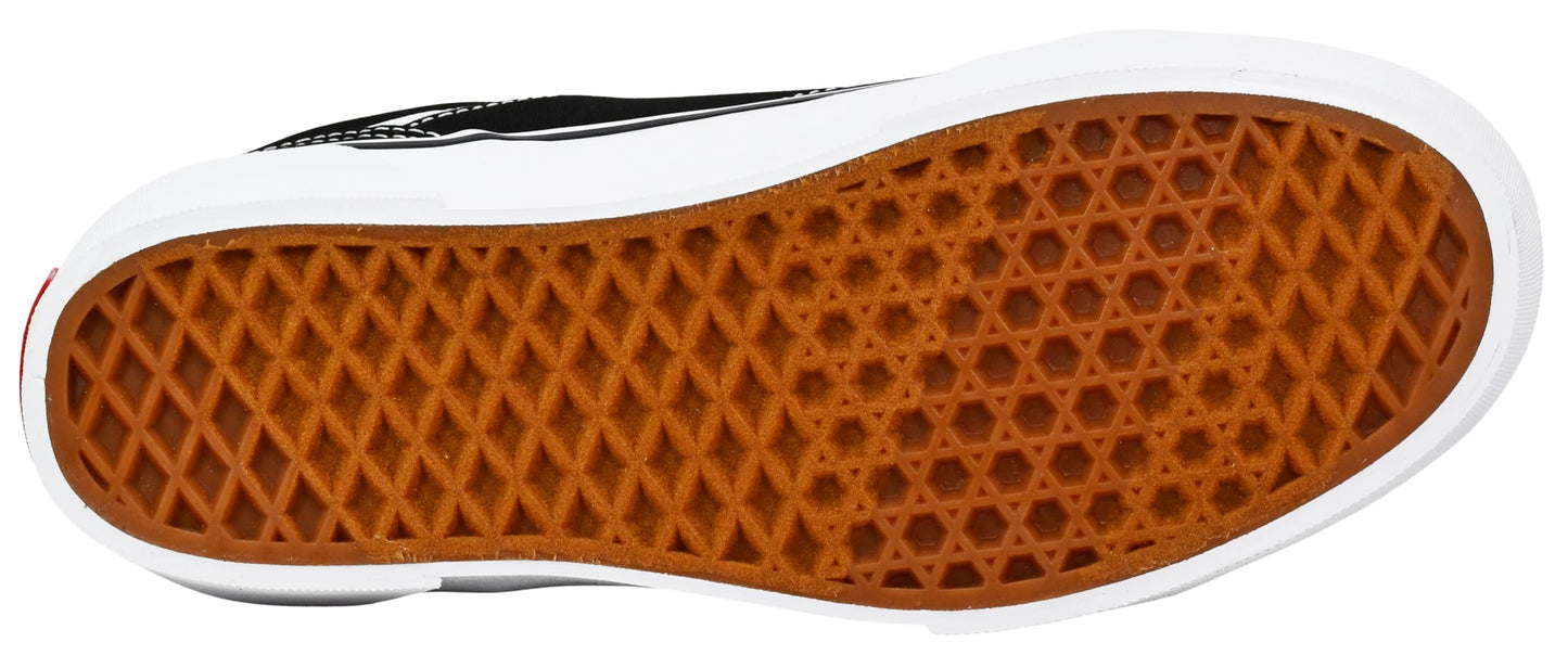 Vans Women's Seldan Platform Sneaker, Canvas Black/White, 8 M US