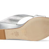 Stuart Weitzman Miami 50 Wedge Slide Silver 8.5 B