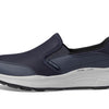 Skechers Men's 232515 NVY Sneaker, Navy Mesh Duraleather Trim, 10 US