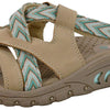 Skechers Womens Reggae - Soundstage Slide Multi-Strap Sandal, Taupe, 11 M US