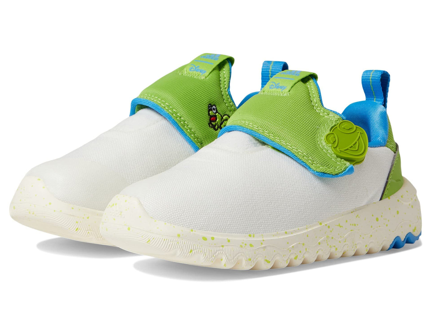 adidas Baby Boy's Suru365 Kermit (Toddler) Off-White/Pulse Blue/Still Green 9.5 Toddler M