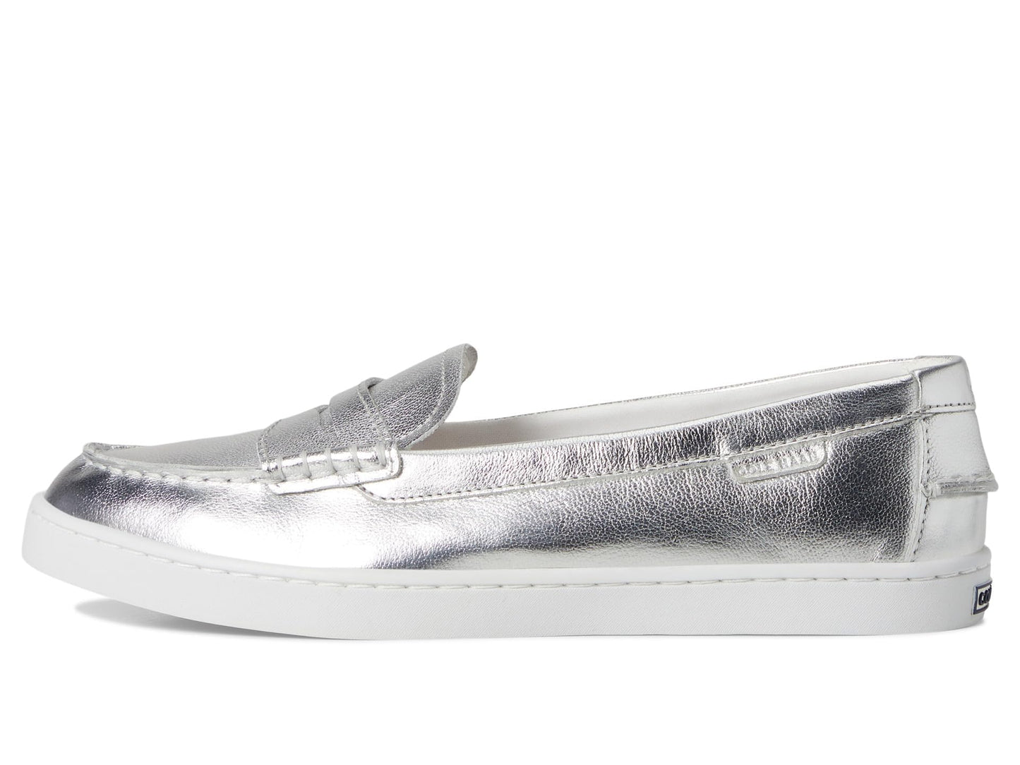 Cole Haan Women's Nantucket Penny Loafers, White PEBBLD LTR, 8.5