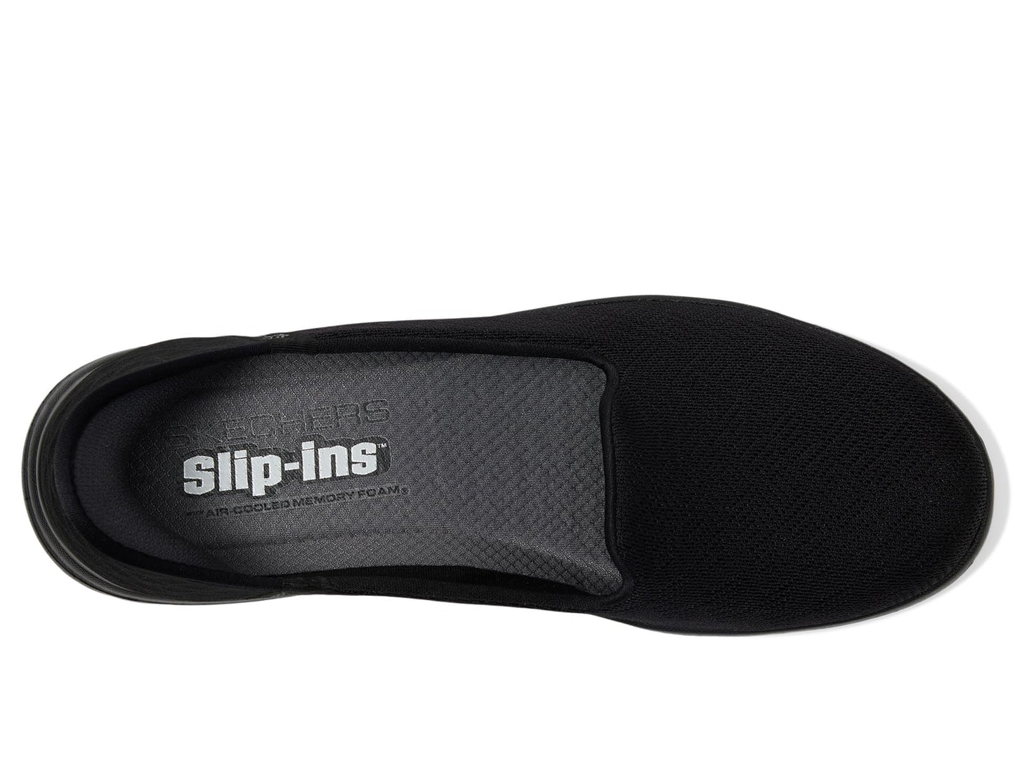 Skechers Women's go Flex Slipper, Black Textile, 6 UK