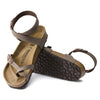 Women's Birkibuc Yara Leather Sandal in Mocha by Birkenstock