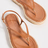 Tory Burch Women's Simple Strap Espadrilles, Tan, 5 Medium US