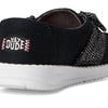 HEYDUDE Girls Wendy Bow Essentials (Toddler) Black 6 Medium