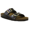 Birkenstock Unisex Arizona Shiny Snake Black Multi Birko-flor Sandals - 7-7.5 B(M) US Women