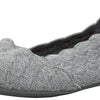 Skechers Women's Cleo-Honeycomb Ballet Flats, Light Grey, 9.5
