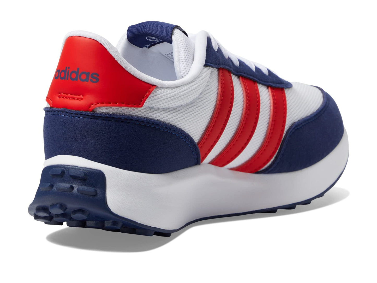 adidas Run 70s (Little Kid/Big Kid) White/Vivid Red/Dark Blue 7 Big Kid M