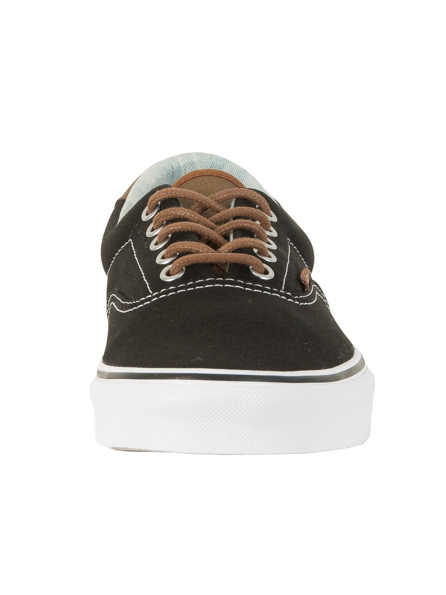 Vans Men's Low-Top Sneakers, Black / Acid Denim, 12 Women/10.5 Men