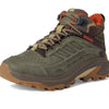 Merrell Men's Moab Speed 2 Leather Mid Waterproof Hiking Boot Olive 15.0 Medium