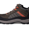 Danner Women's Riverside 4.5" Waterproof Steel Toe Work Boot, Gray/Orange - 9 M