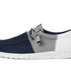 HEYDUDE Men's Wally Tri Varsity Mesh Navy/Grey 12 Medium