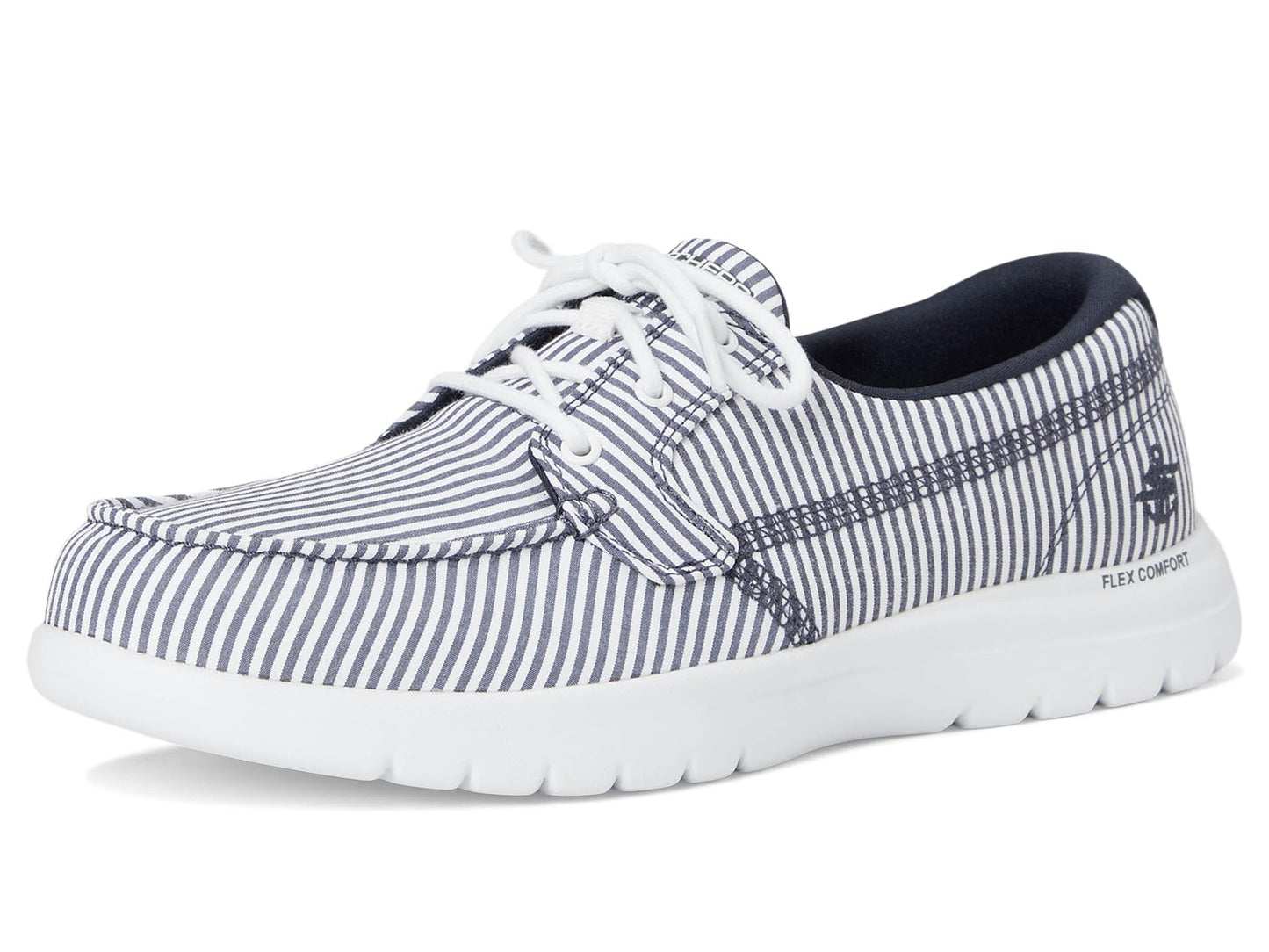 Skechers, Womens, On-The-Go Flex - Lighthouse, Navy/White, 5.5, B - Medium