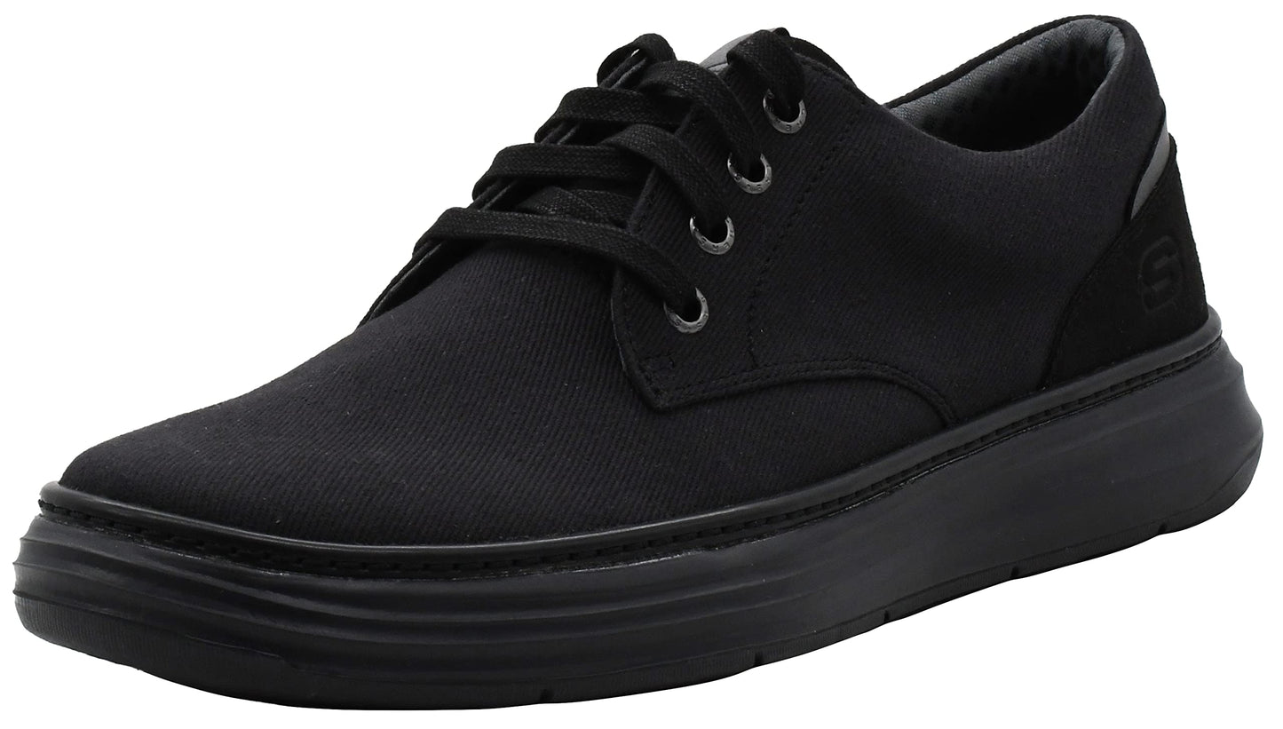 Skechers Men's Moreno-Ederson Shoes, Black/Black, 8.5 M US