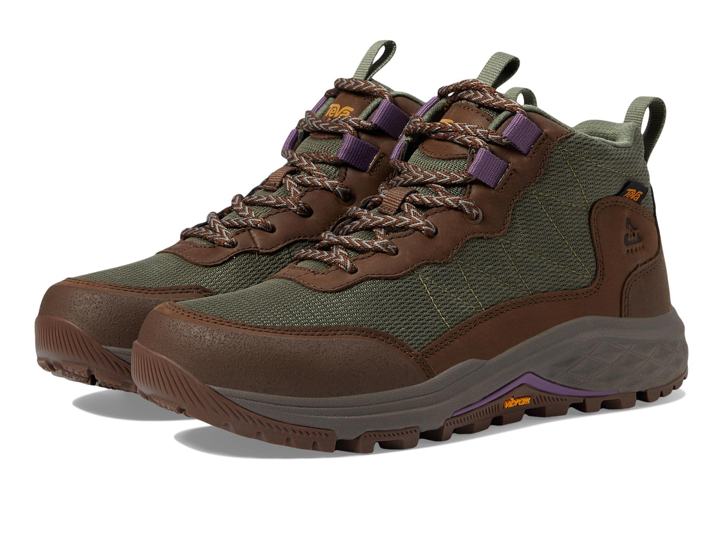 Teva Women's Ridgeview Mid RP, Coffee/Olivine, 8 M US