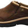 Skechers Women's Easy Going - Latte Mule, Dark Brown, 10 M US