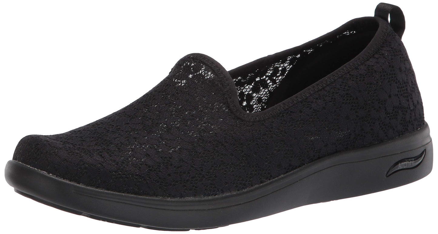 Skechers Performance Women's Arch FIT Uplift LACE Skimmer, Black, 7.5