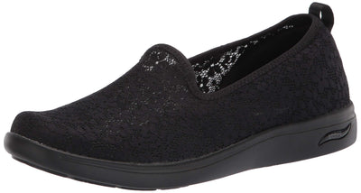 Skechers Performance Women's Arch FIT Uplift LACE Skimmer, Black, 7.5