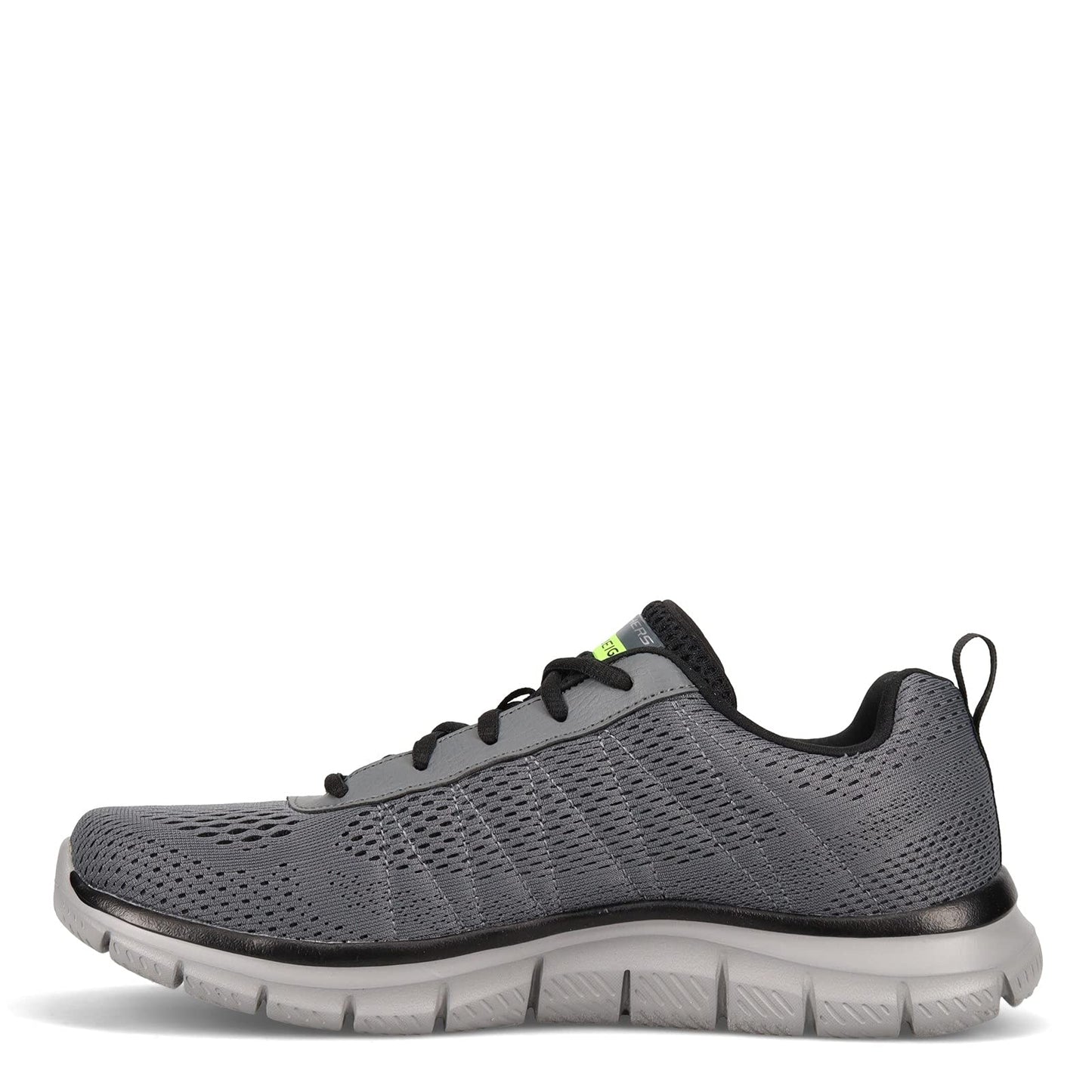 Skechers Men's Skechers Men's Track Moulton, Charcoal/Black, 12 Wide
