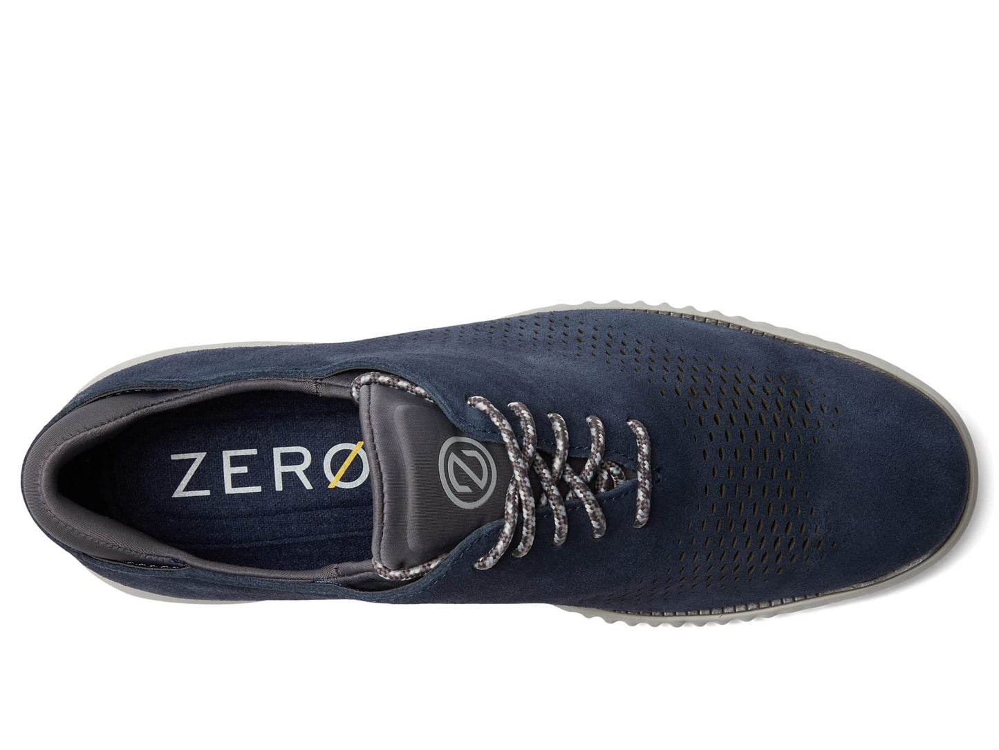 Cole Haan Men’s Shoes - 2.Zerogrand Casual Lightweight Leather Laser Wingtip Oxford, Navy Blazer/Harbor Mistt, 7.5-M US