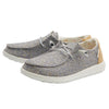 Hey Dude Women's Wendy Grey/Yellow Size 11 | Women’s Shoes | Women’s Lace Up Loafers | Comfortable & Light-Weight