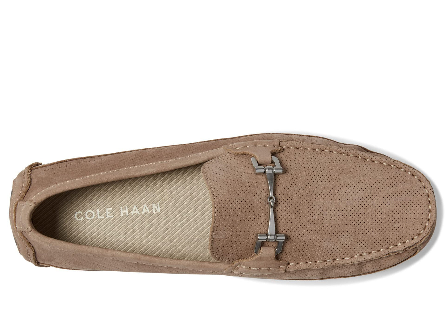 Cole Haan Wyatt Bit Driver Dune Nubuck Perf/Nicotine 10 D (M)