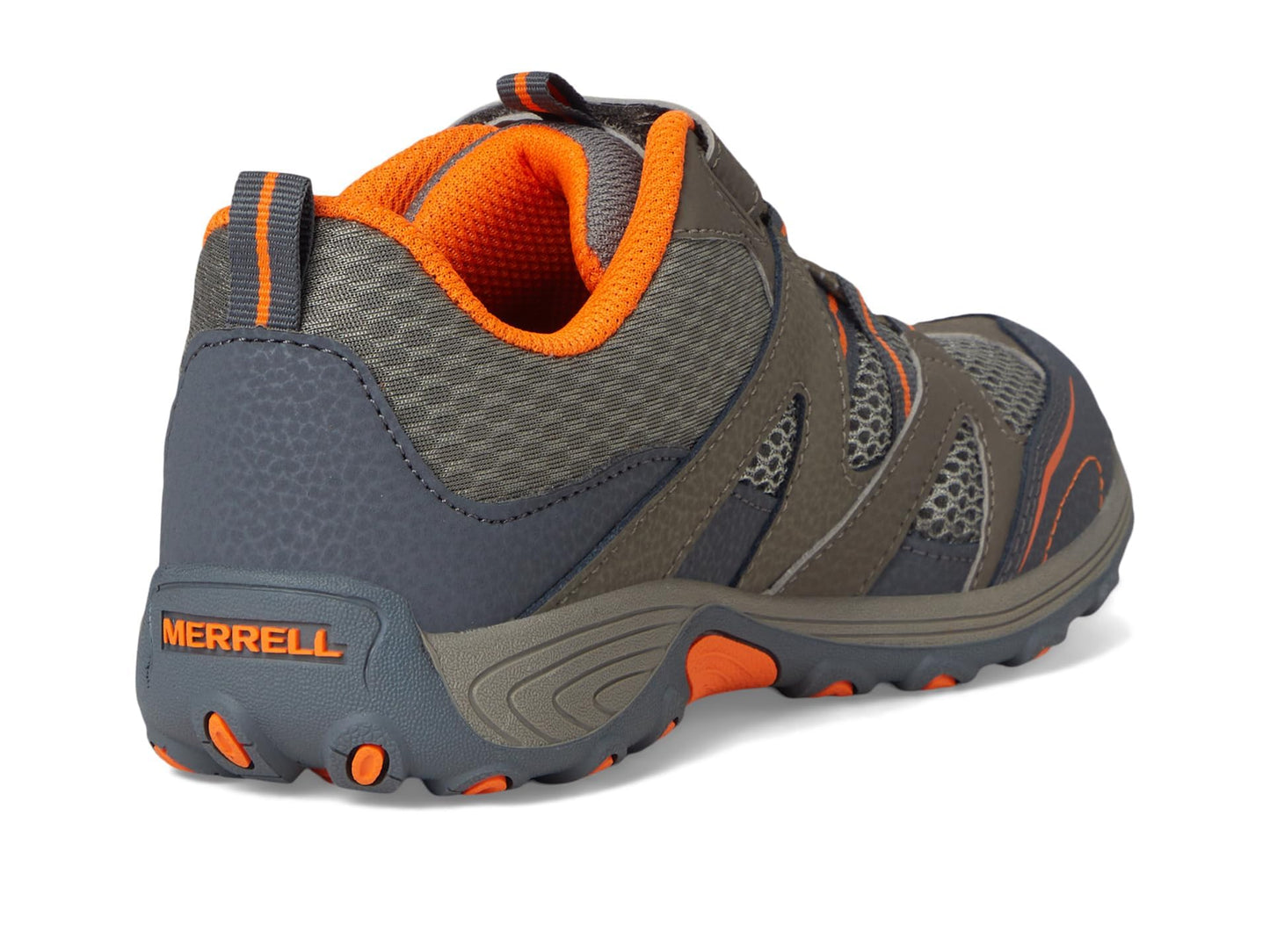 Merrell Boy's Trail Chaser Shoe, Gunsmoke/Orange, 1.5 Medium US Little Kid