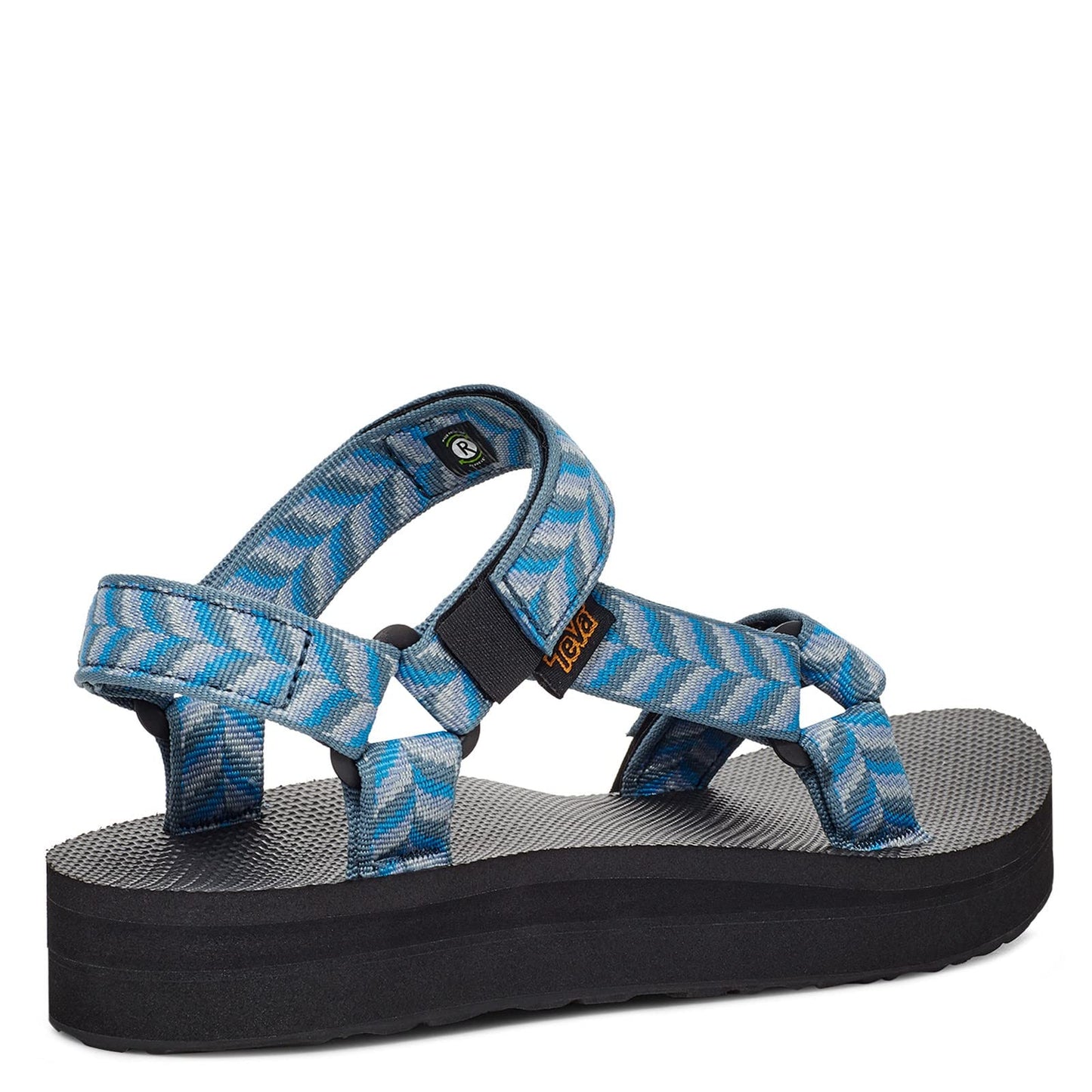 Teva Women's Midform Universal Sandal, Retro Geometric Blue, 5