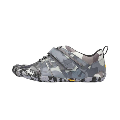 Vibram Men's FiveFingers V-Train 2.0 | Barefoot Cross-Training Shoe for Balance and Stability, Grey/Camo, 40 EU / 8-8.5 US