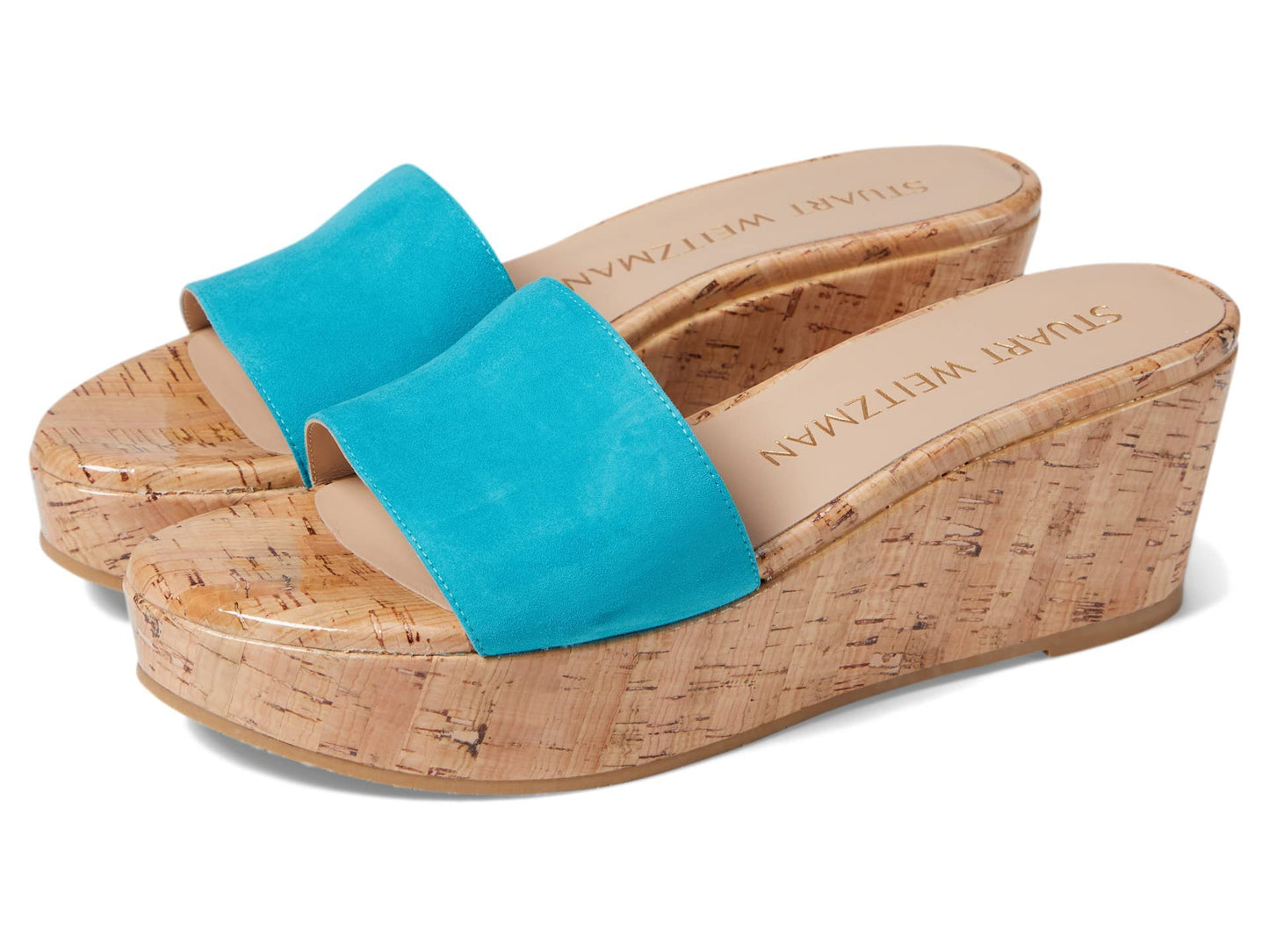 Stuart Weitzman Summer Wedge Capri 7 B