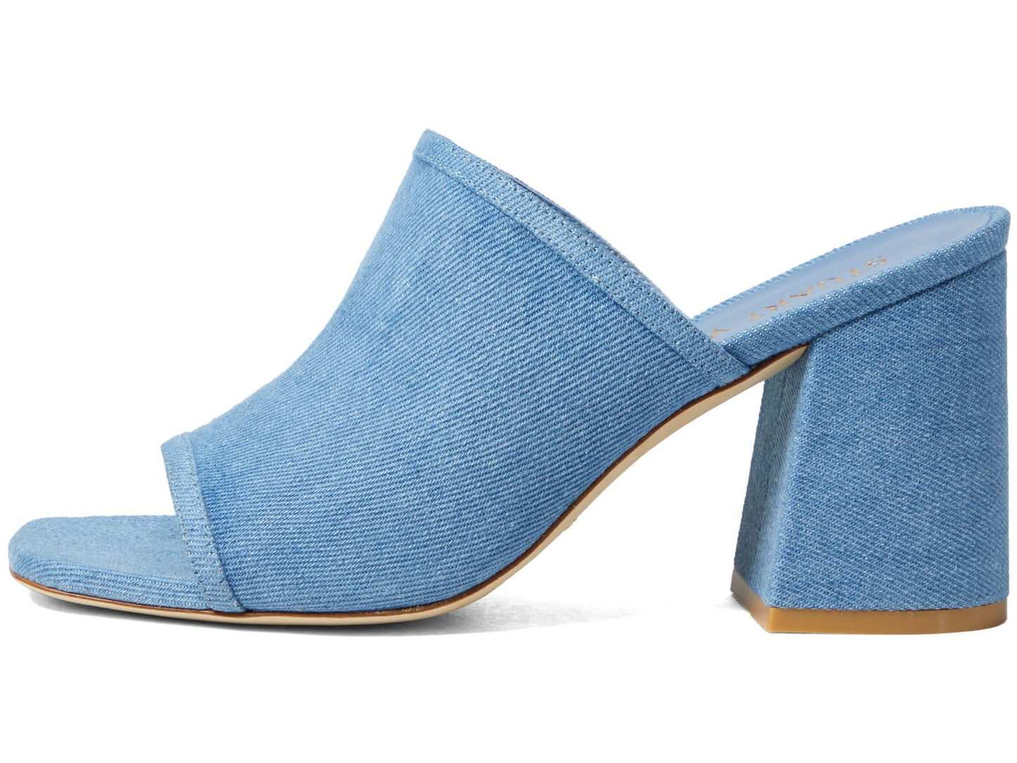 Stuart Weitzman Cayman 85 Block Slide Washed 8 B