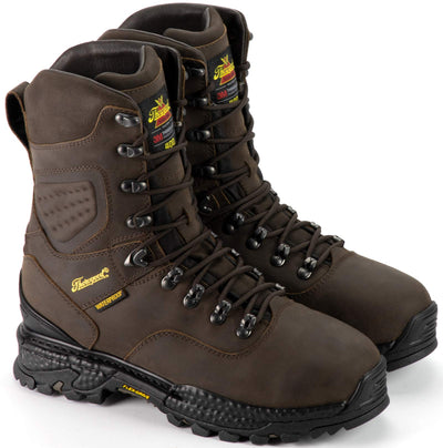 Thorogood Infinity FD Series 9” Waterproof Hunting and Hiking Boots for Men with Full-Grain Leather, 400g Insulation, and Anti-Fatigue Traction Outsole, Drakar - 12 W US