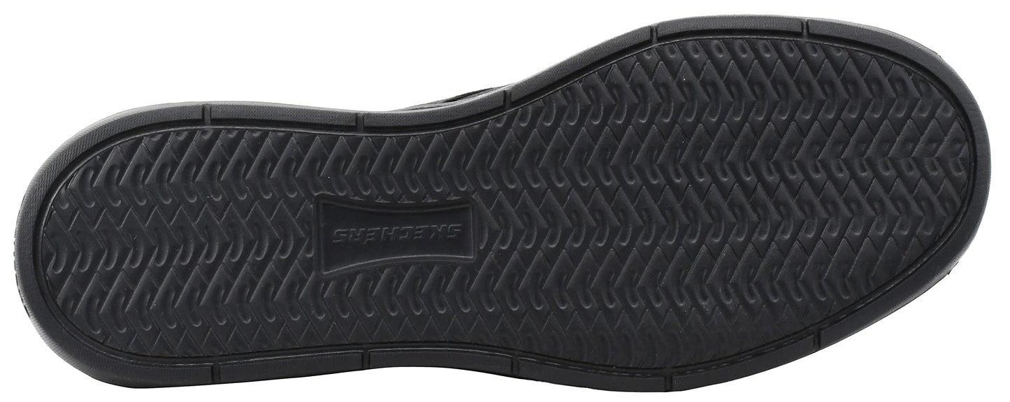 Skechers Men's Moreno-Ederson Shoes, Black/Black, 8.5 M US