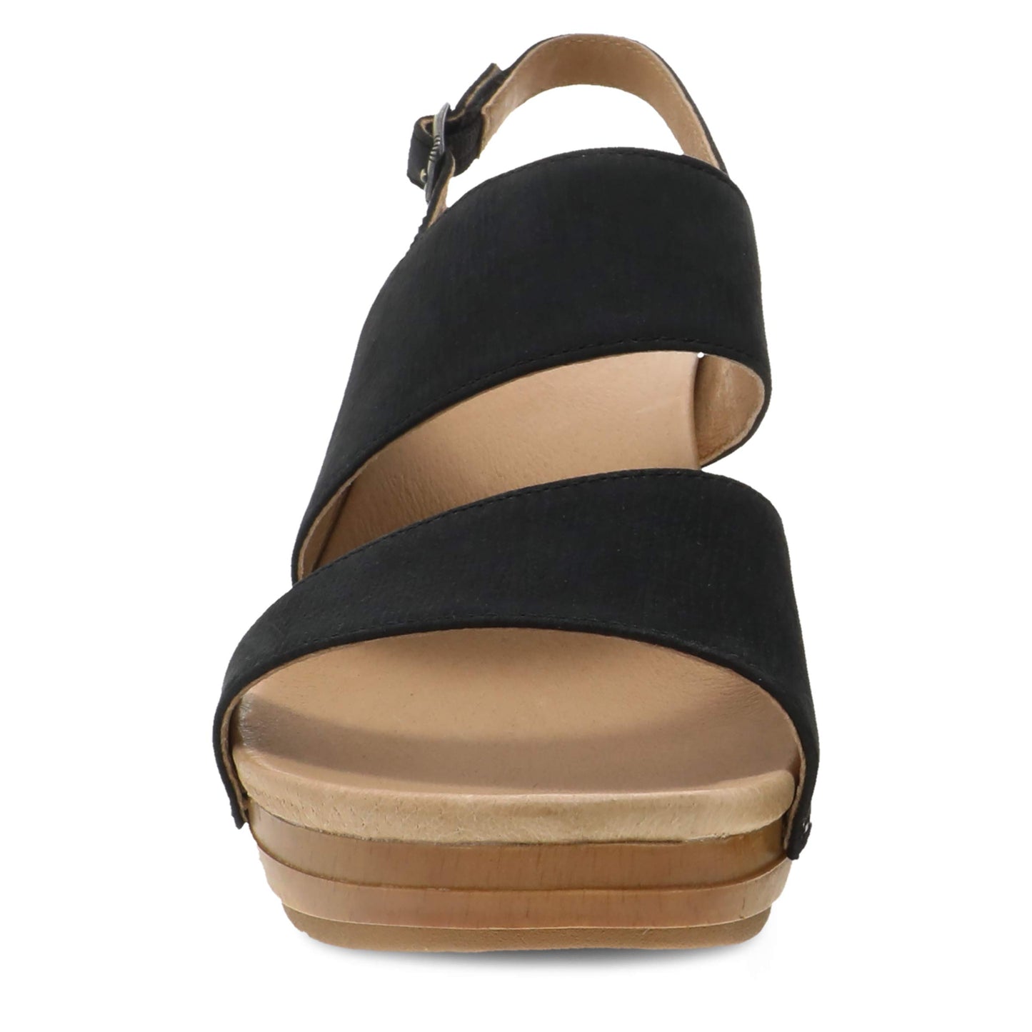 Dansko Women's Tamia Black Wedge Sandal 6.5-7 M US